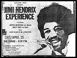 April 25, 1970 Los Angeles Forum Ad