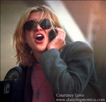 Courney Love On The Phone